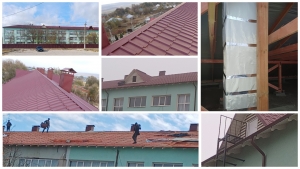 ЗАВЕРШЕН КАПИТАЛЬНЫЙ РЕМОНТ КРОВЛИ ЛИЦЕЯ им.Т.ЗАНЕТ с.КОНГАЗ