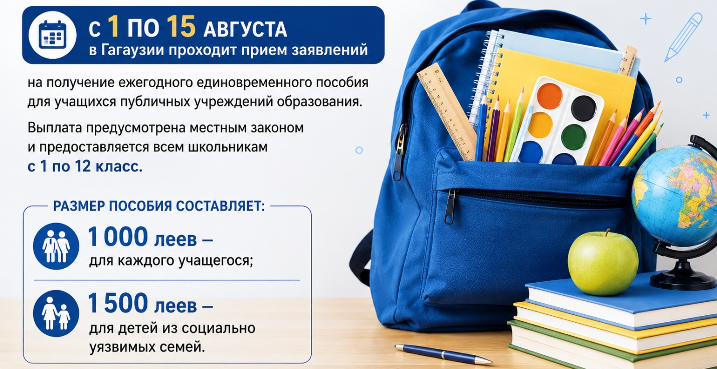 ЕДИНОВРЕМЕННОЕ ПОСОБИЕ ДЛЯ ШКОЛЬНИКОВ