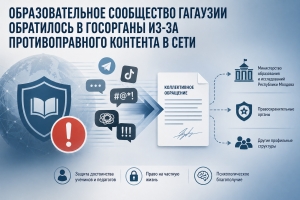 ОБРАЗОВАТЕЛЬНОЕ СООБЩЕСТВО ГАГАУЗИИ ОБРАТИЛОСЬ В ГОСОРГАНЫ ИЗ-ЗА ПРОТИВОПРАВНОГО КОНТЕНТА В СЕТИ